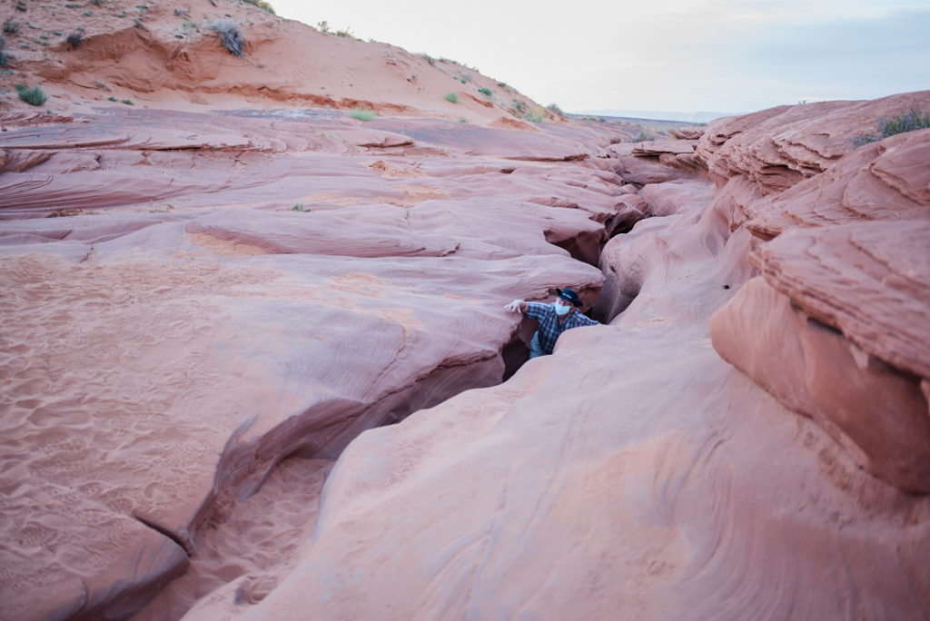Climbing out of the Canyon