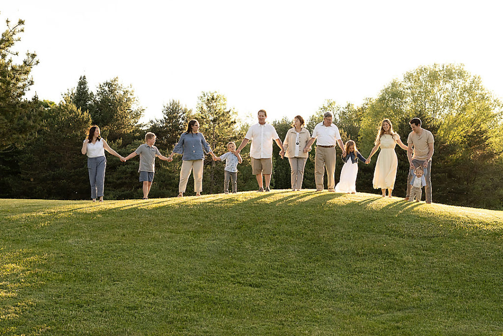 Family-lined-up-at-the-top-of-the-hill