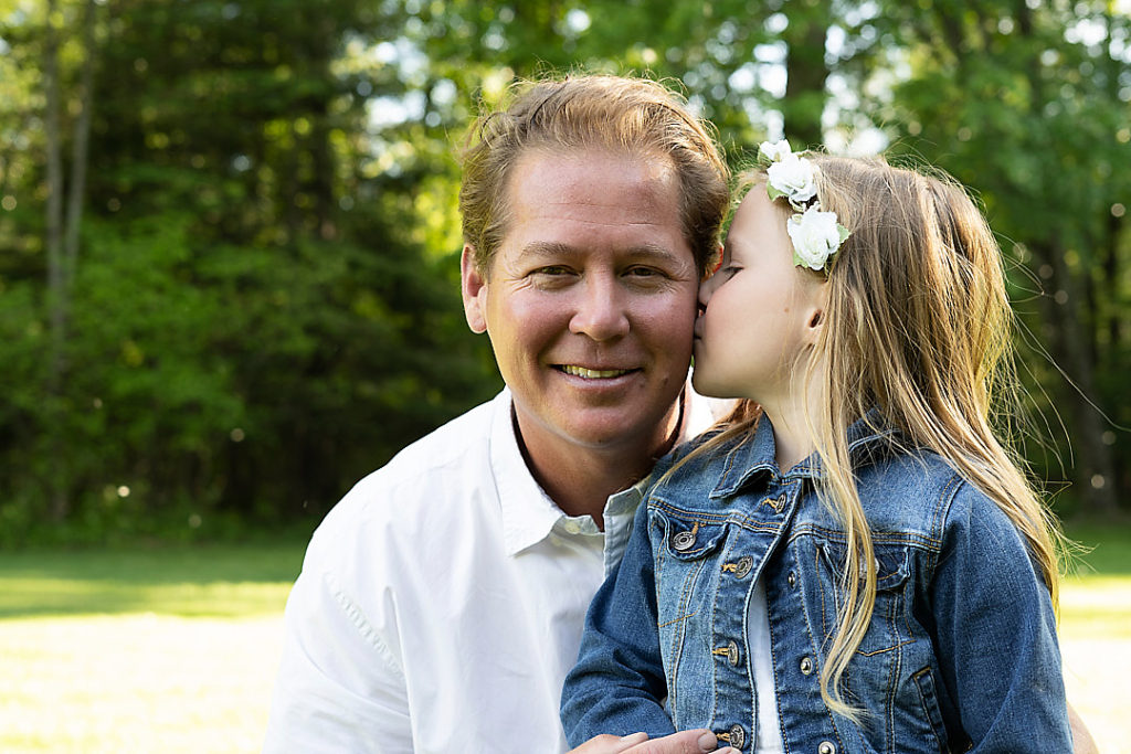 Father-daughter photo.