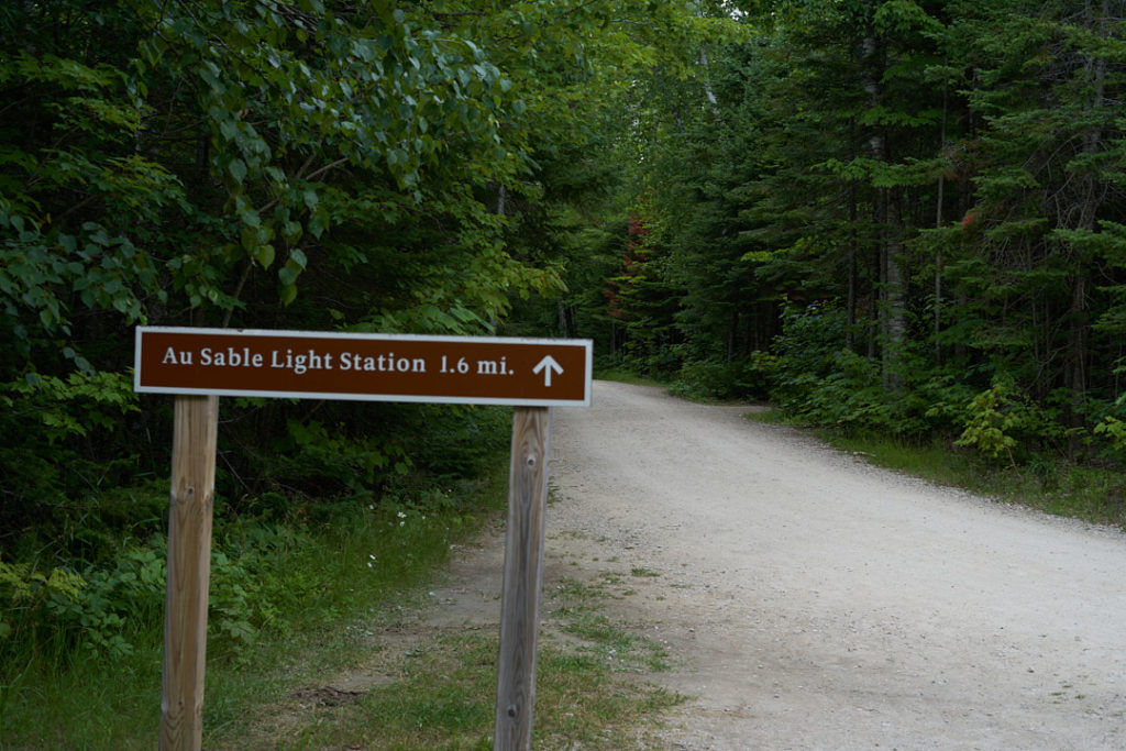 Ausable lighthouse sign