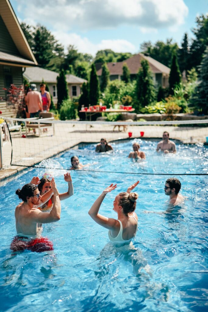 People in Swimming Pool, pool party ideas