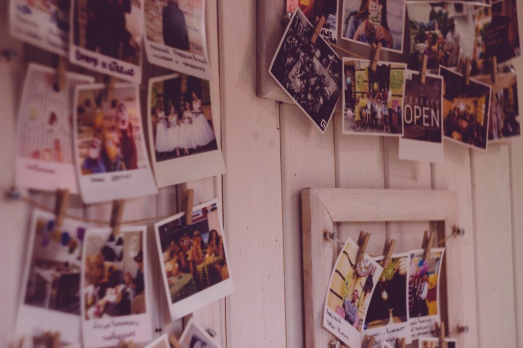 Graduation Photos on Wall
