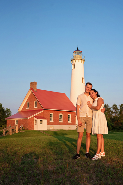 proposal at a lighthouse