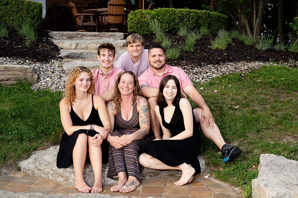 family vacationing on Zeron's Island