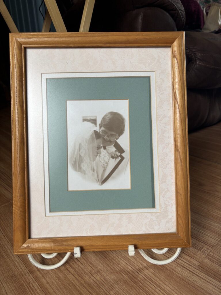 framed and matted image