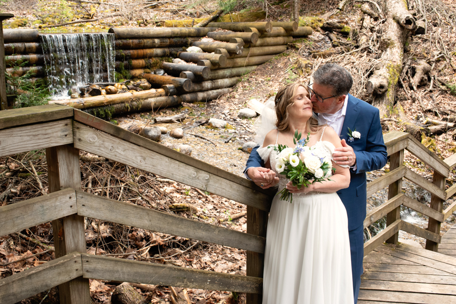 Bride and Groom at Iargo Springs